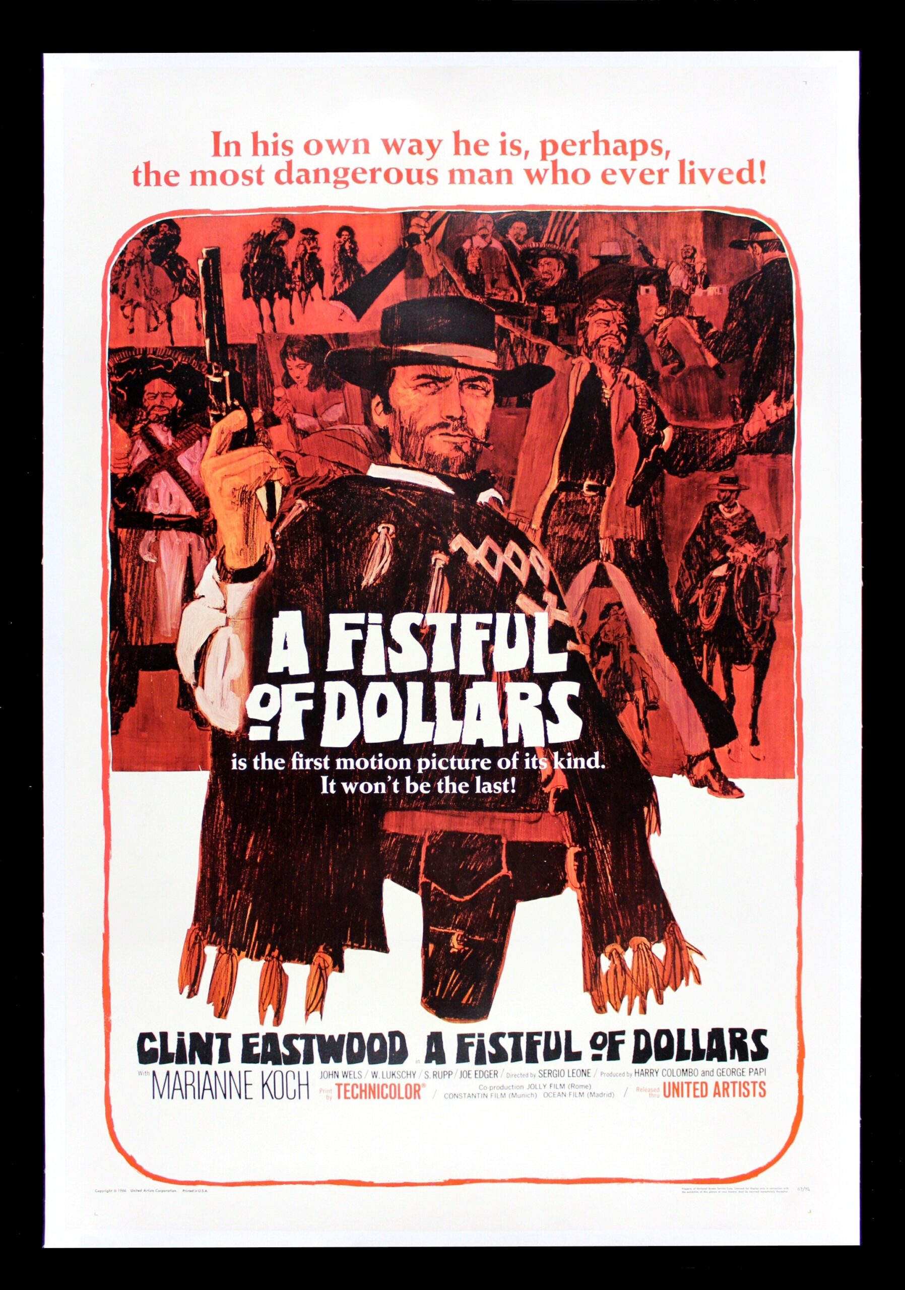 1964 A Fistful Of Dollars Clint Eastwood Scaled