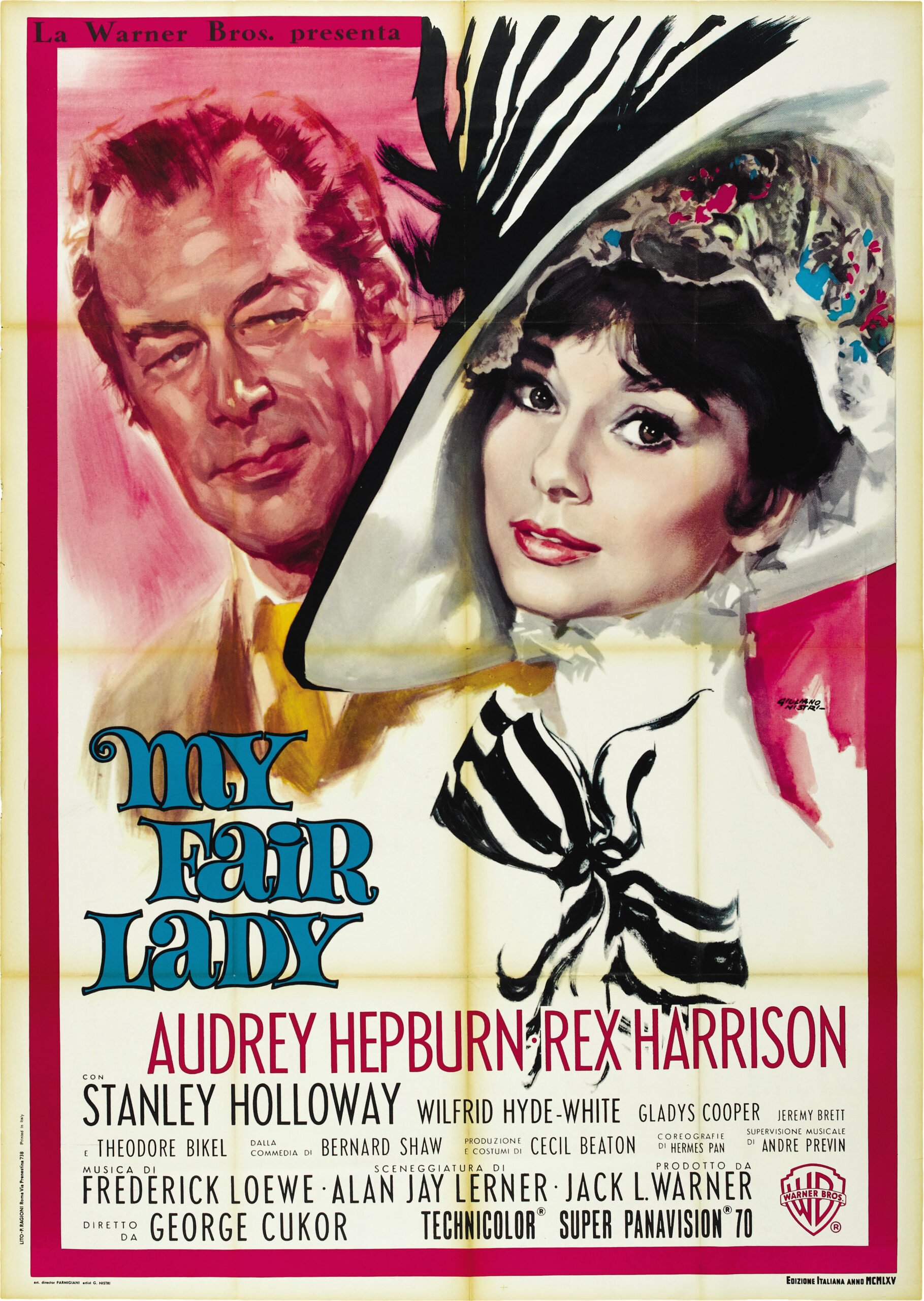 1964 My Fair Lady Aubrey Hepburn Rex Harrison Scaled